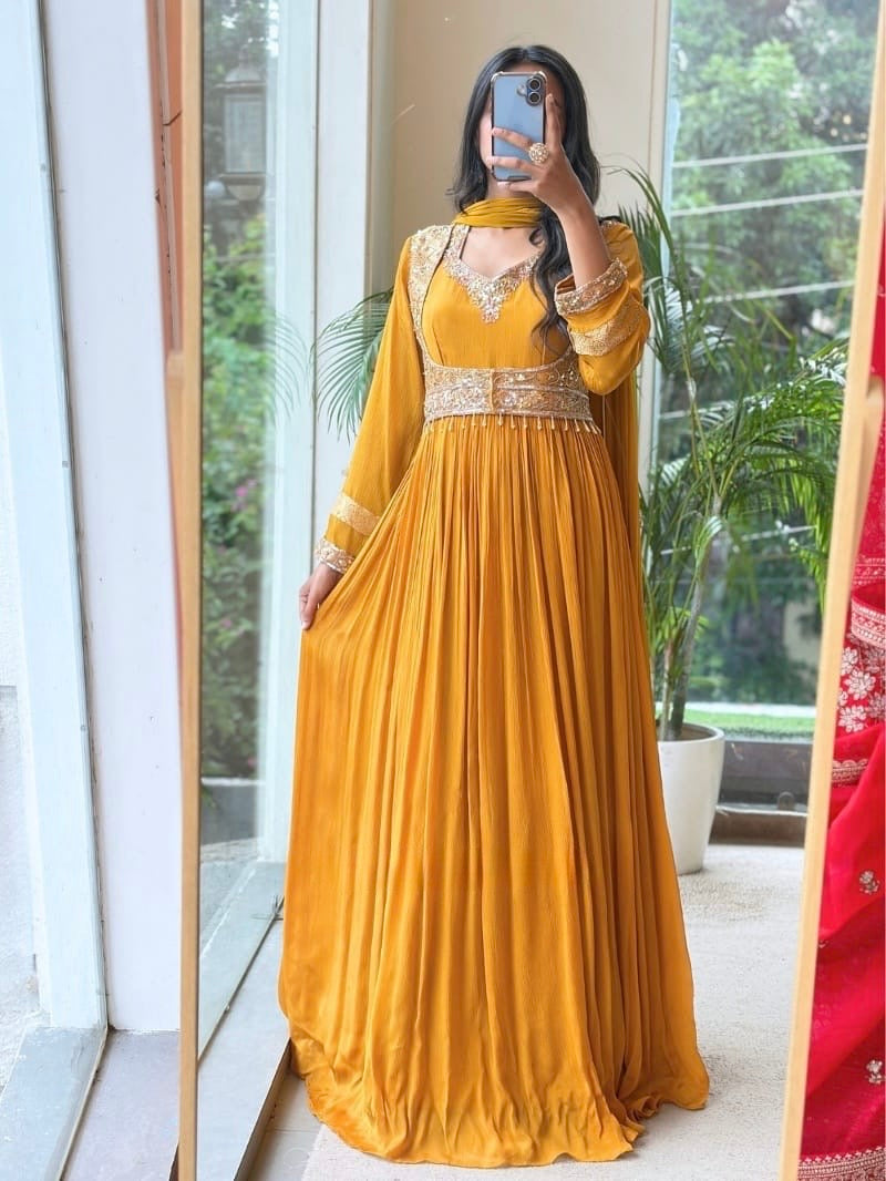 Laal - Flowy Designer wear