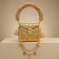 ZP15-Hand Carved German Silver Clutch