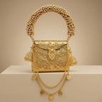 ZP15-Hand Carved German Silver Clutch
