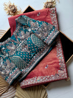 Najma - Tissue Silk Cocktail Saree
