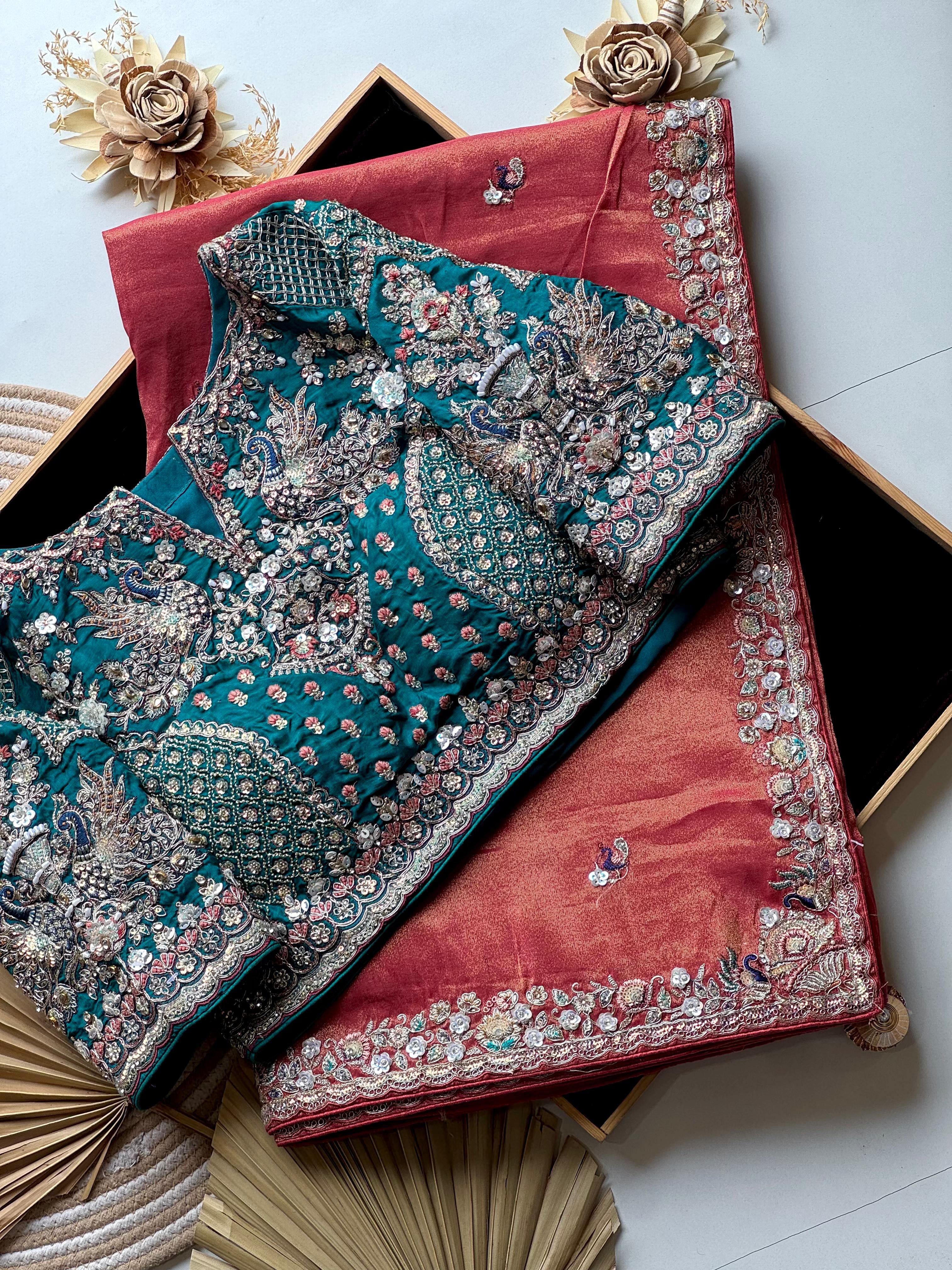Najma - Tissue Silk Cocktail Saree