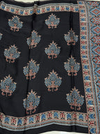 Mahin - Pure Modal Ajrakh saree
