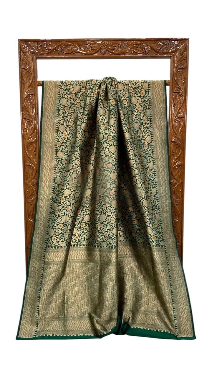 Ektara - Banarasi Pure Katan Silk Meenakari Saree