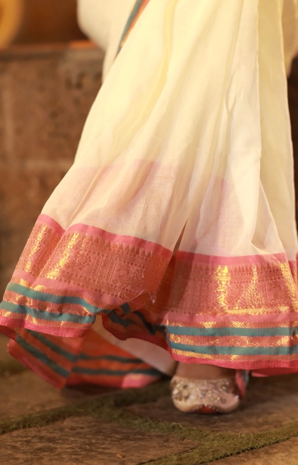 Archa - Mul mul Cotton Saree