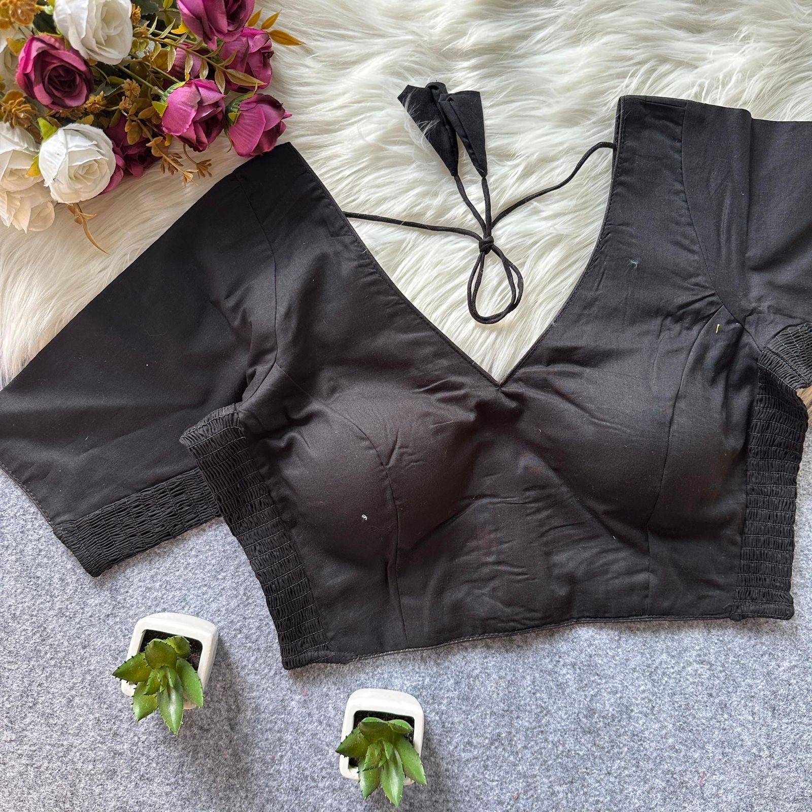 Kirthi - Stretchable Cotton Blouse 