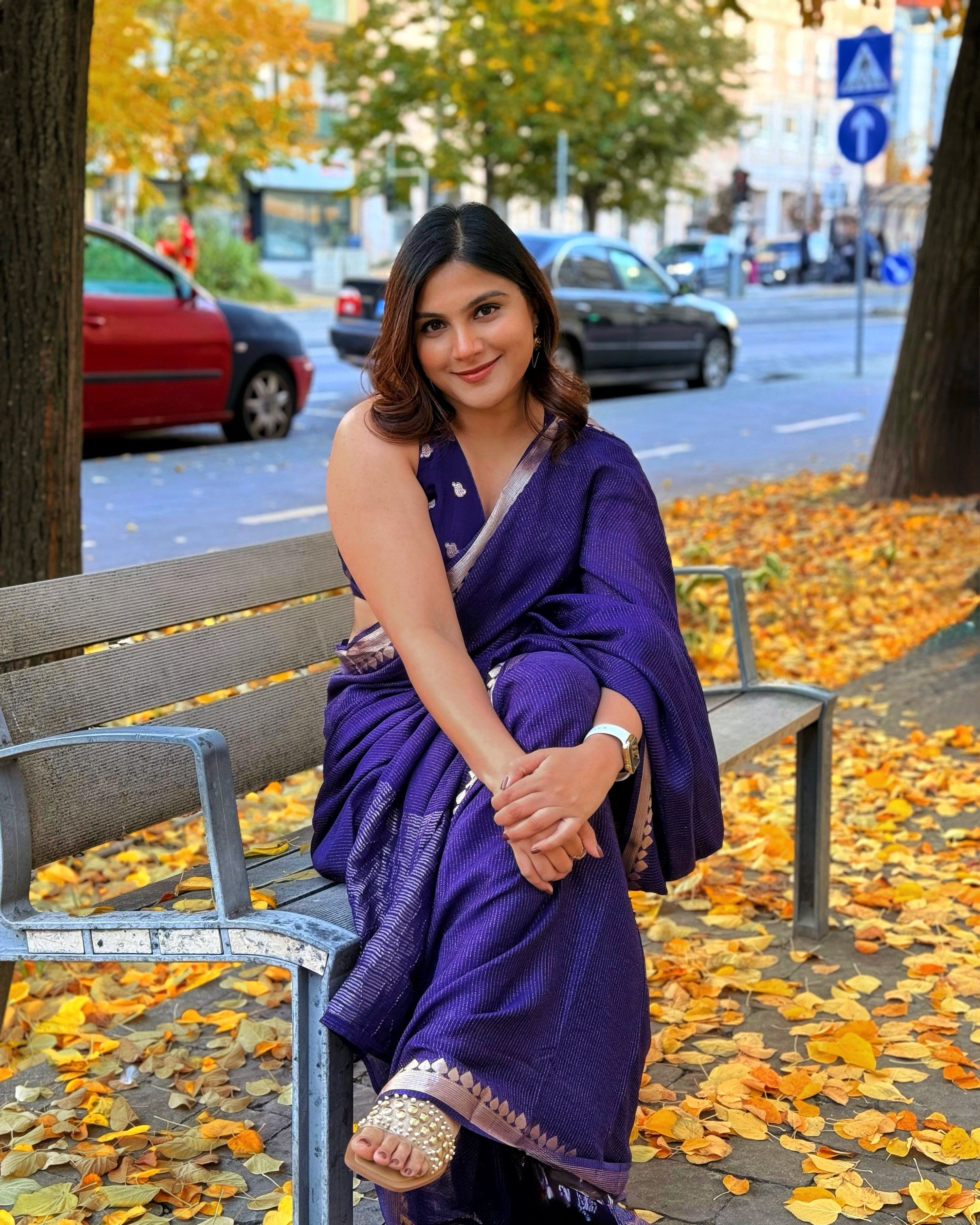 Sara - Viscose Chinon Saree