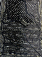 Pooja - Georgette Saree with Cutdana and mirror work