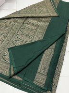 Vidhya - Pure Khaddi Banarasi Crepe Silk Saree