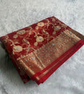 Maya - Tissue Silk Saree, paired with a stunning Brocade Blouse
