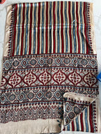 Nandini  - Pure Modal Ajrakh saree