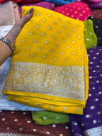 Medha - Premium Viscose Georgette Saree