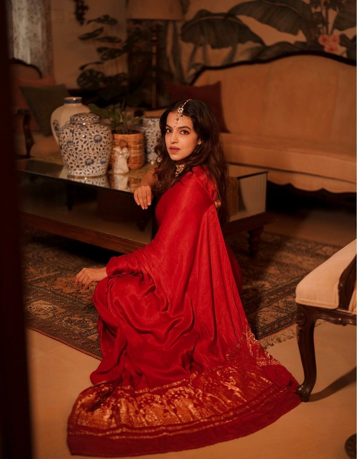 Amitha - Pure Modal Silk Saree