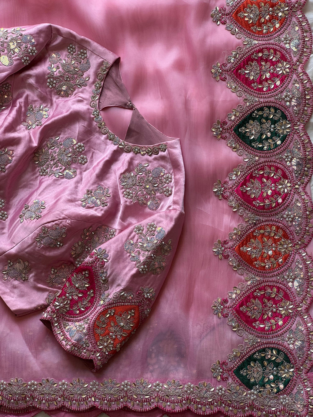 Mahina - Designer Tissue Saree
