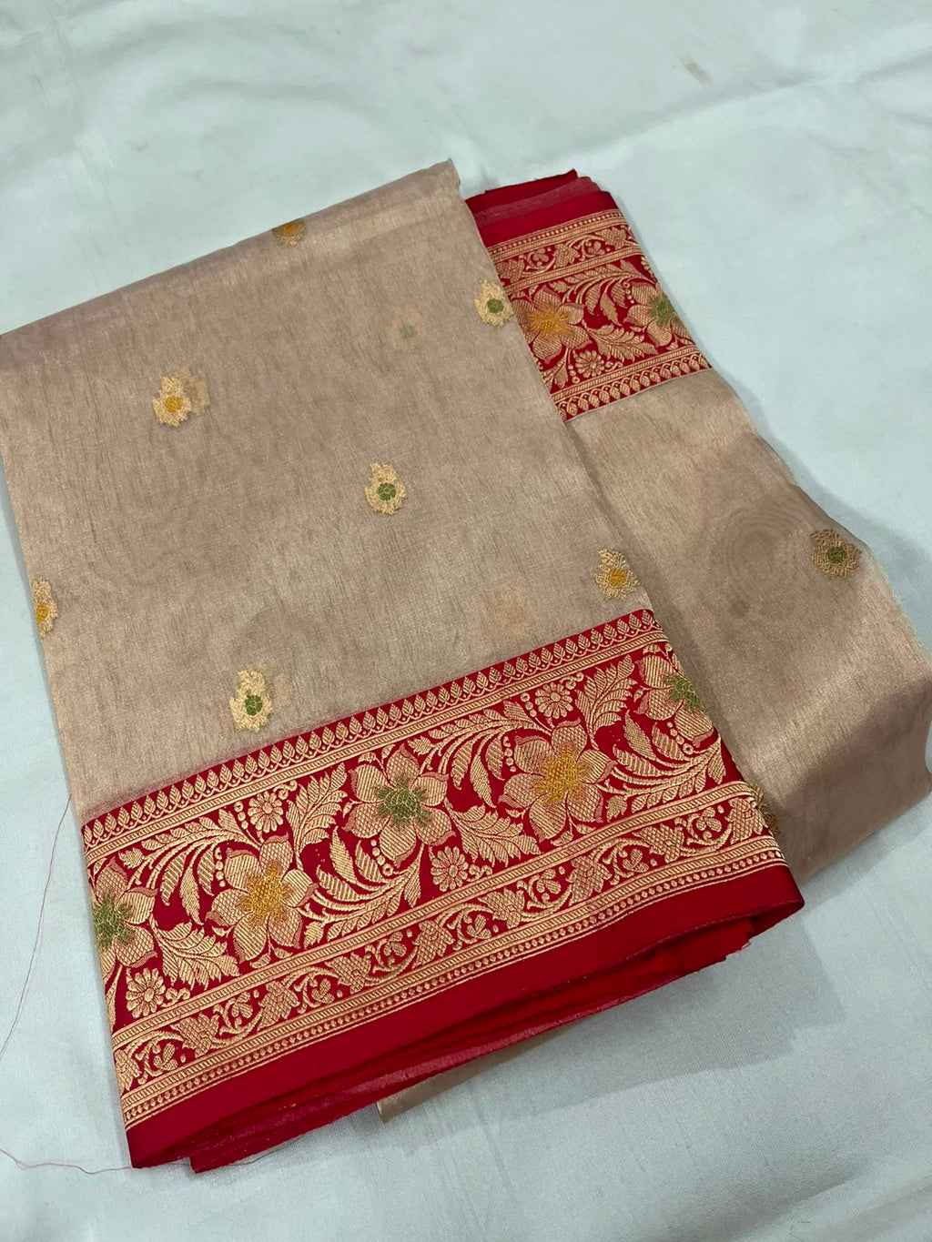 Gita - Banarasi Pure Tissue Silk Kadwa Saree