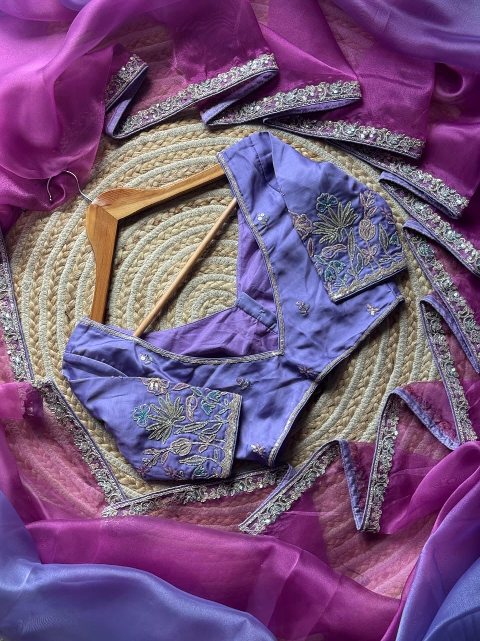 Milu - Organza Designer Saree