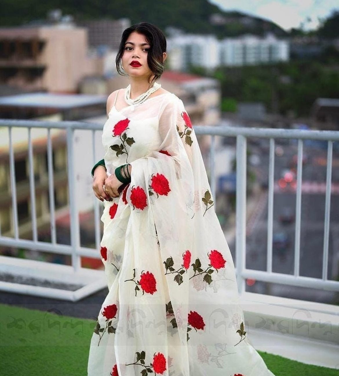 Liya – Tissue Organza Saree