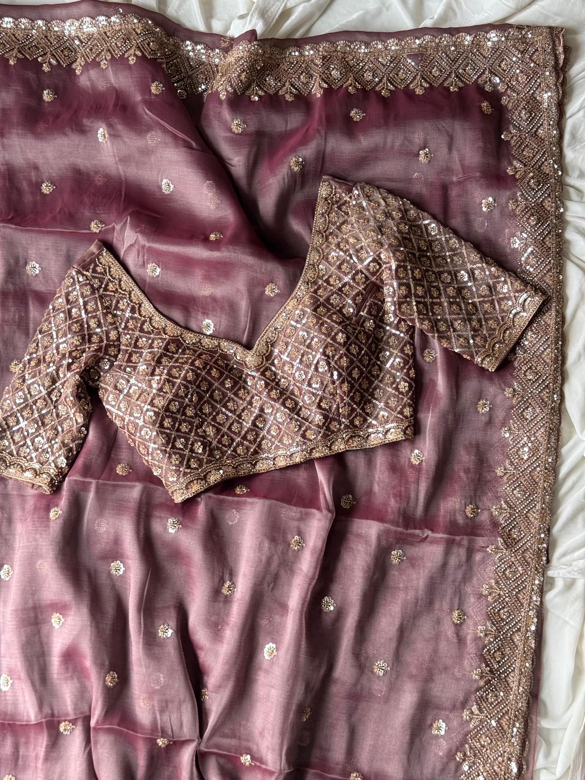 Rang - Tissue Crepe Silk Saree