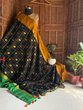 Savika - 120 Mul Mul Handloom Cotton Saree