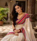 Vaidehi - 120 Mul Mul Handloom Cotton Saree