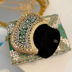 ZP11- Exclusive Hand Carved High Metal Clutch