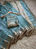 Nitya - Banarasee Glass Tissue Silk Saree