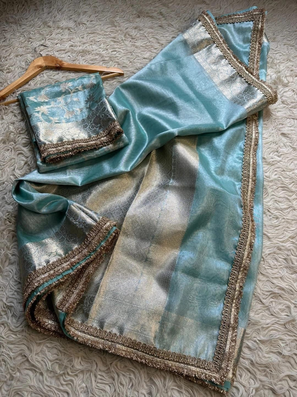 Nitya - Banarasee Glass Tissue Silk Saree