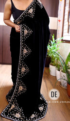 Anjali - Designer Tissue Crepe Saree
