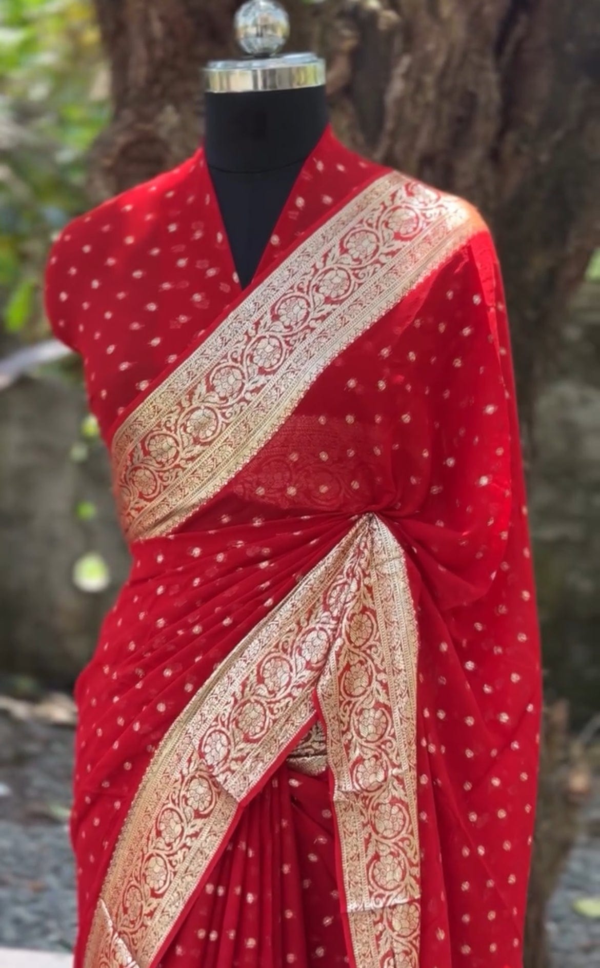 Zara - Viscose Georgette Saree