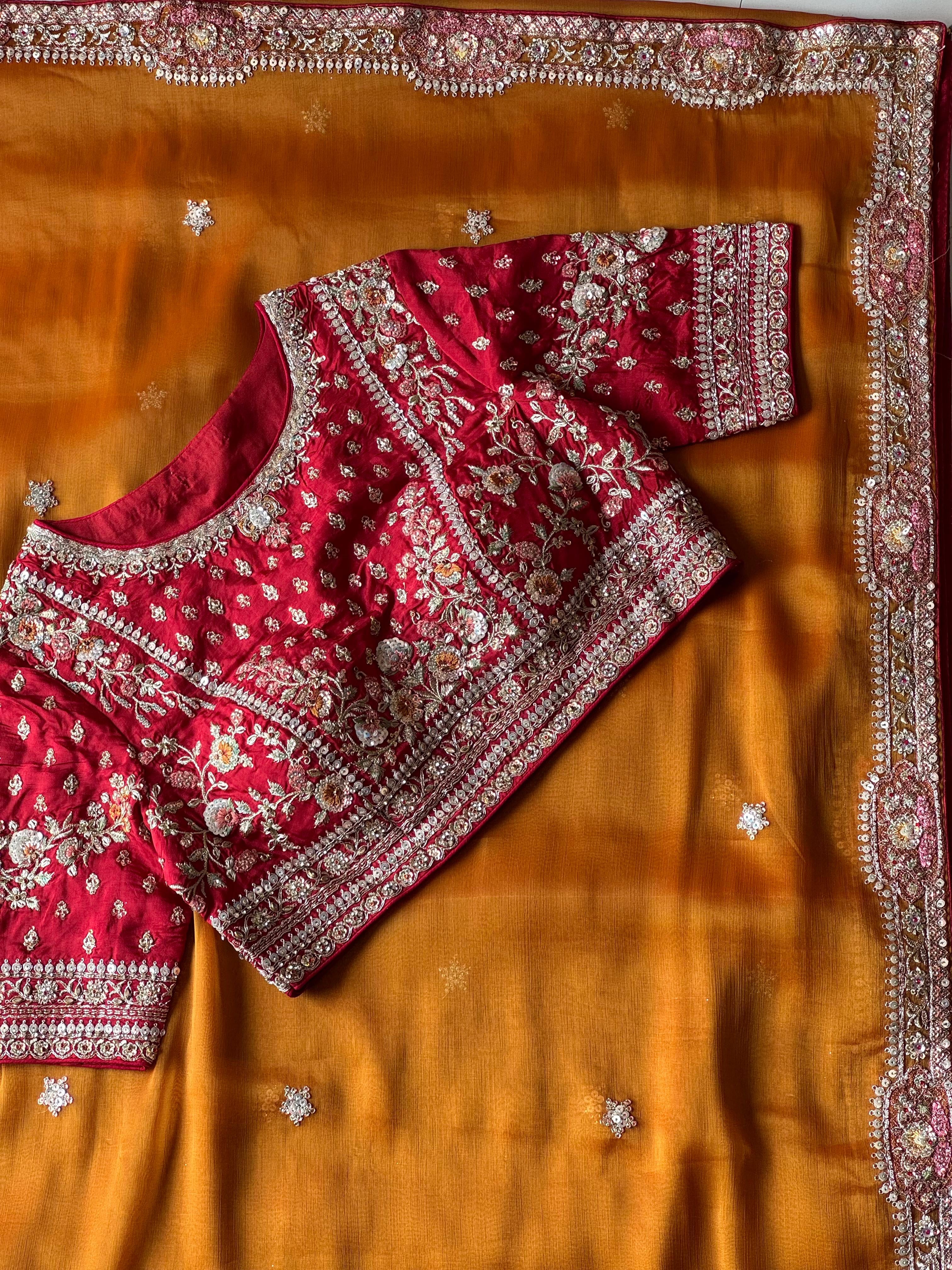 Nikila - Tissue Silk Cocktail Saree