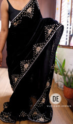 Anjali - Designer Tissue Crepe Saree