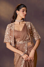 Shaya - Designer Satin Saree