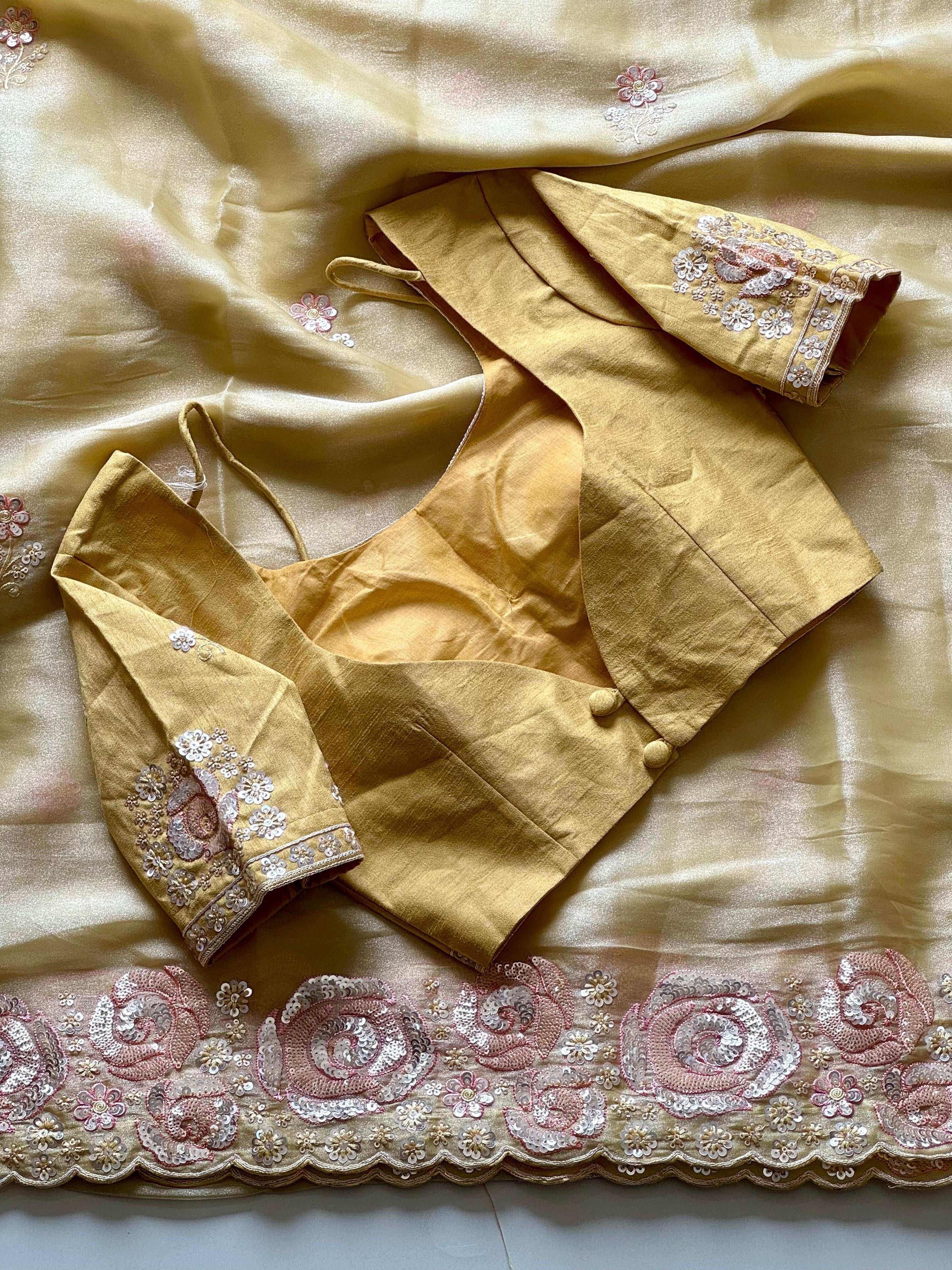 Sainora - Designer Space Silk Saree