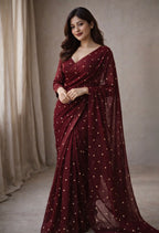 Mrinal - Crepe silk saree