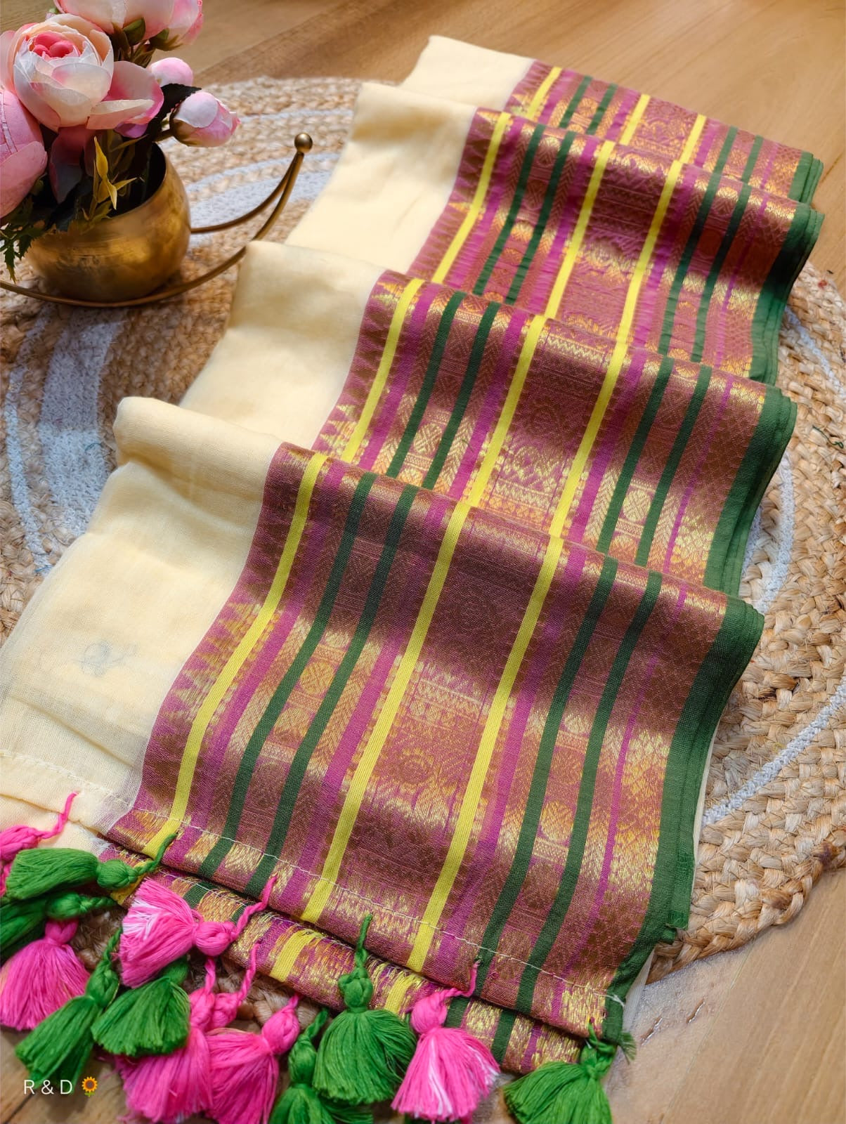 Shobhna - Mul Mul Cotton Saree