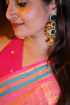 ZP4- Kundan jhumka earrings