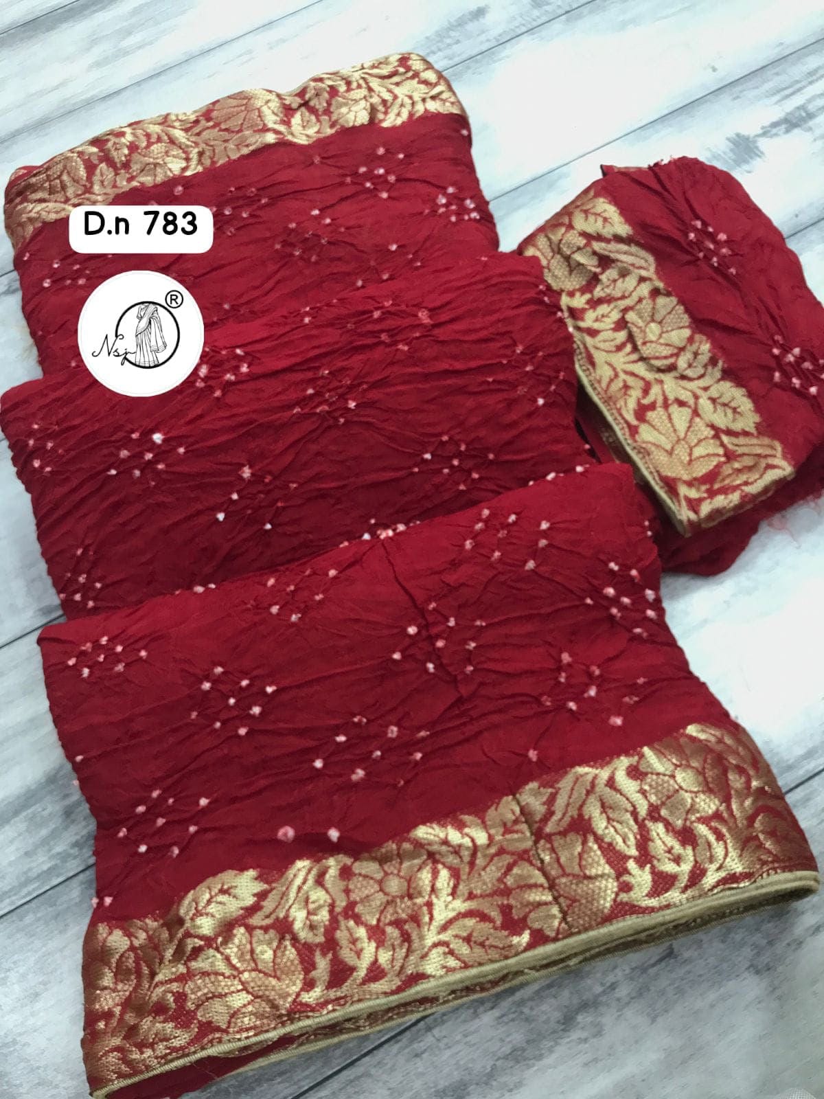 Noor - Bandej Pure Georgette Saree