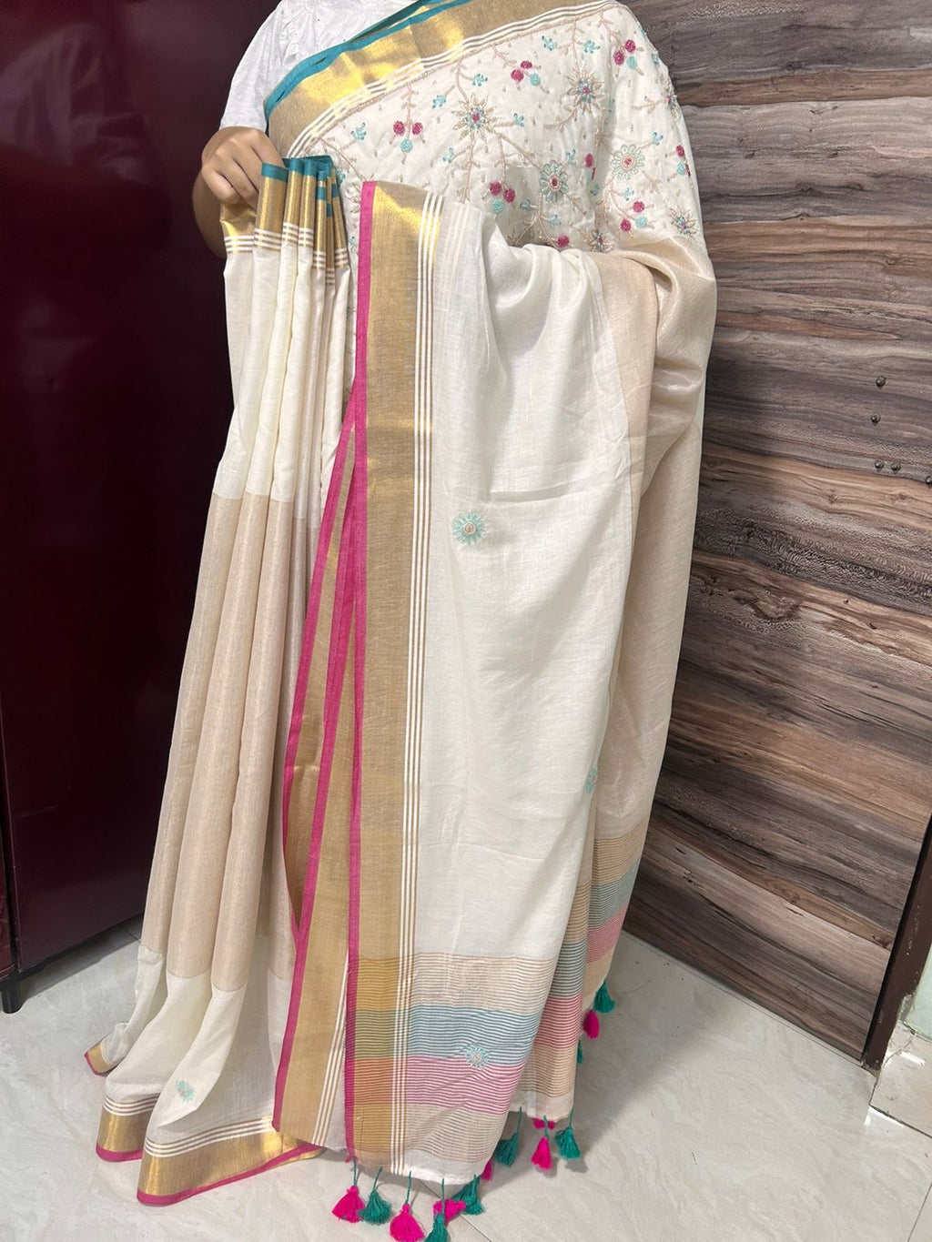 Varna - Handwoven Handloom Soft Cotton Saree