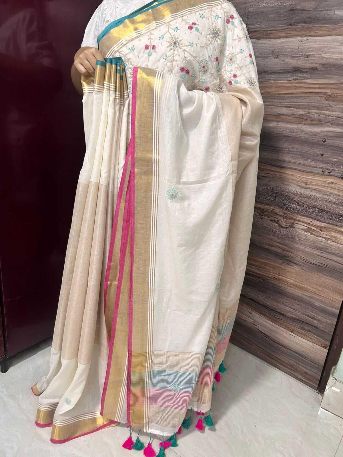Varna - Handwoven Handloom Soft Cotton Saree