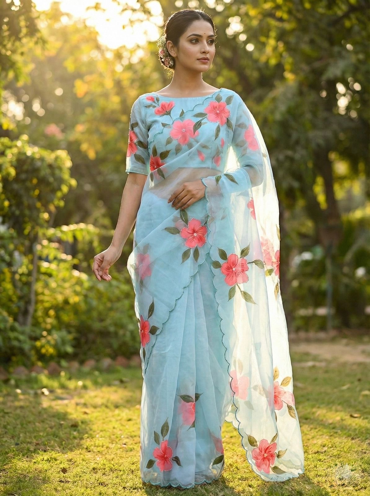 Radha - Soft Organza Saree