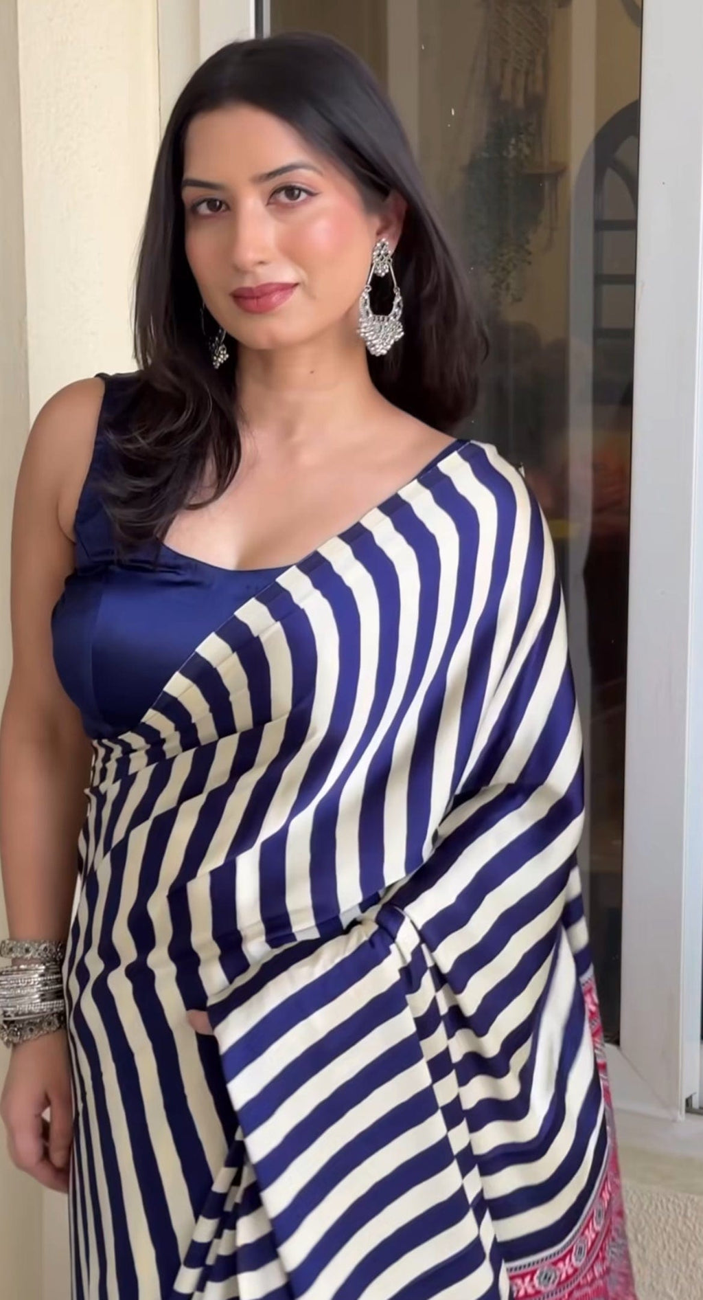 Nyla - Gajji Crepe silk Saree