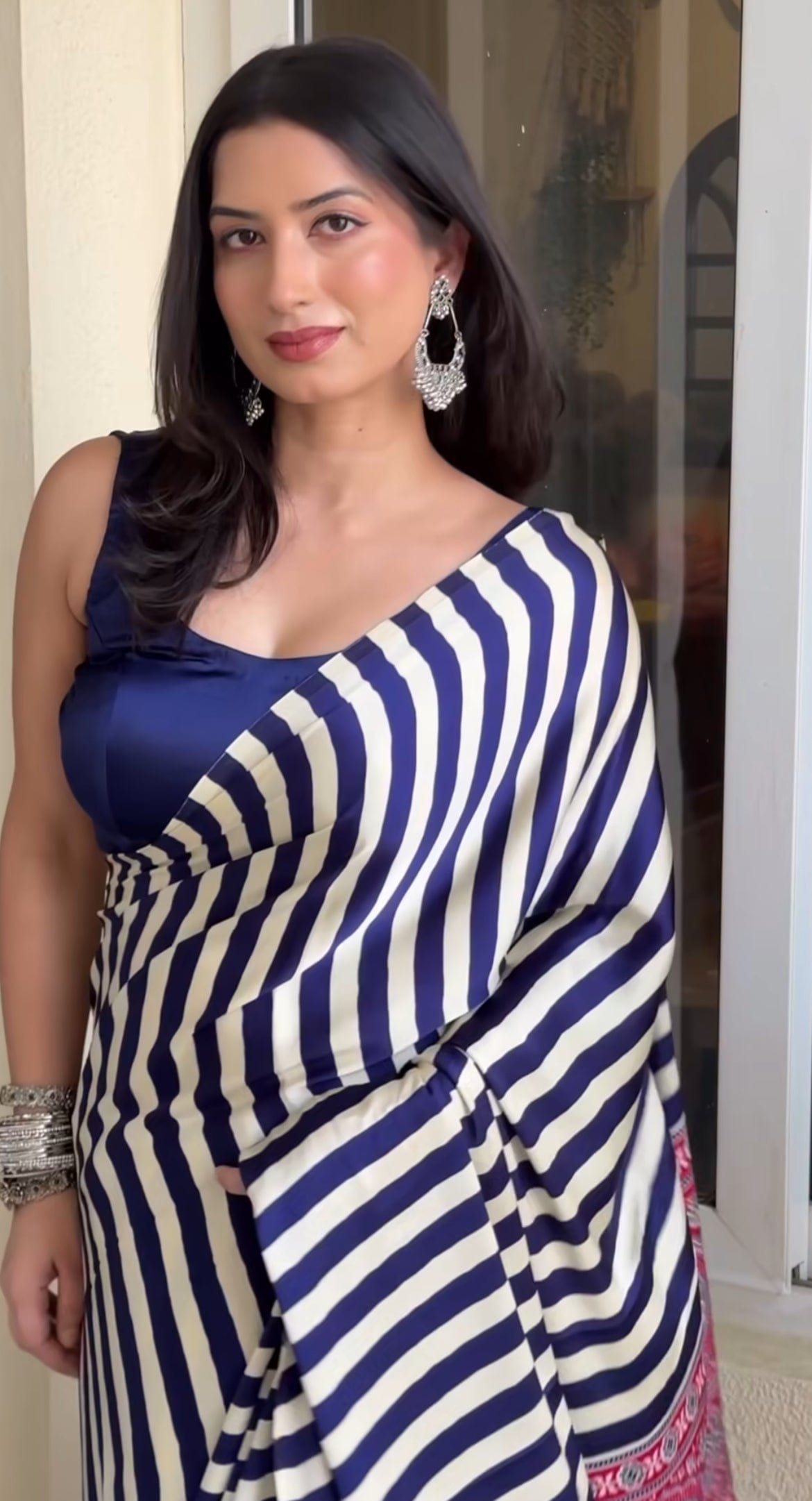 Nyla - Gajji Crepe silk Saree