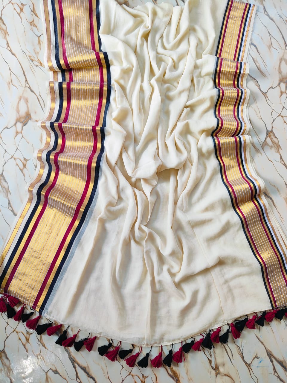 Athira - Mul Mul Cotton Saree
