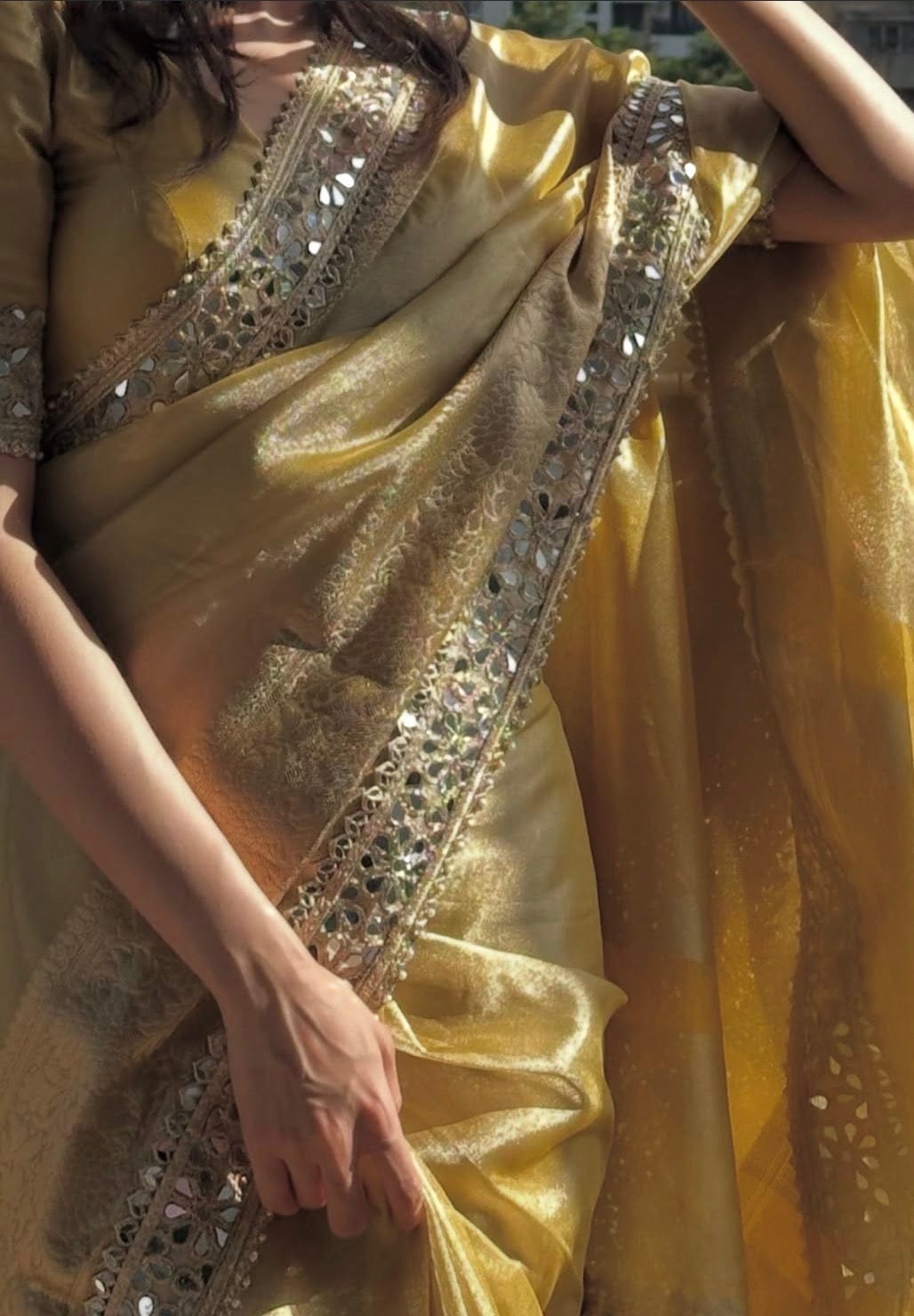 Esha - Banarasee Tissue Silk Saree