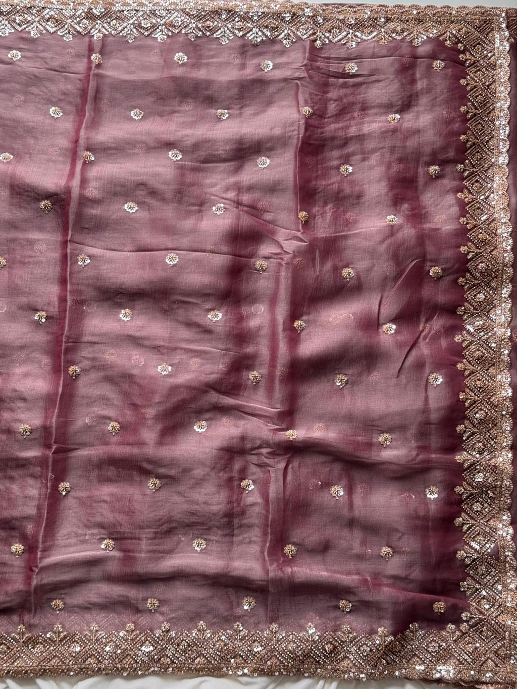Rang - Tissue Crepe Silk Saree