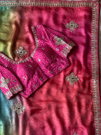 Roohani - Designer Tabby Silk Saree