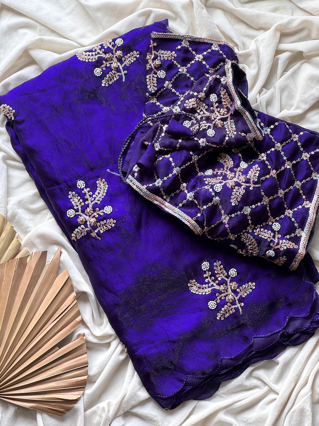 Shivani - Designer Crepe Silk Saree