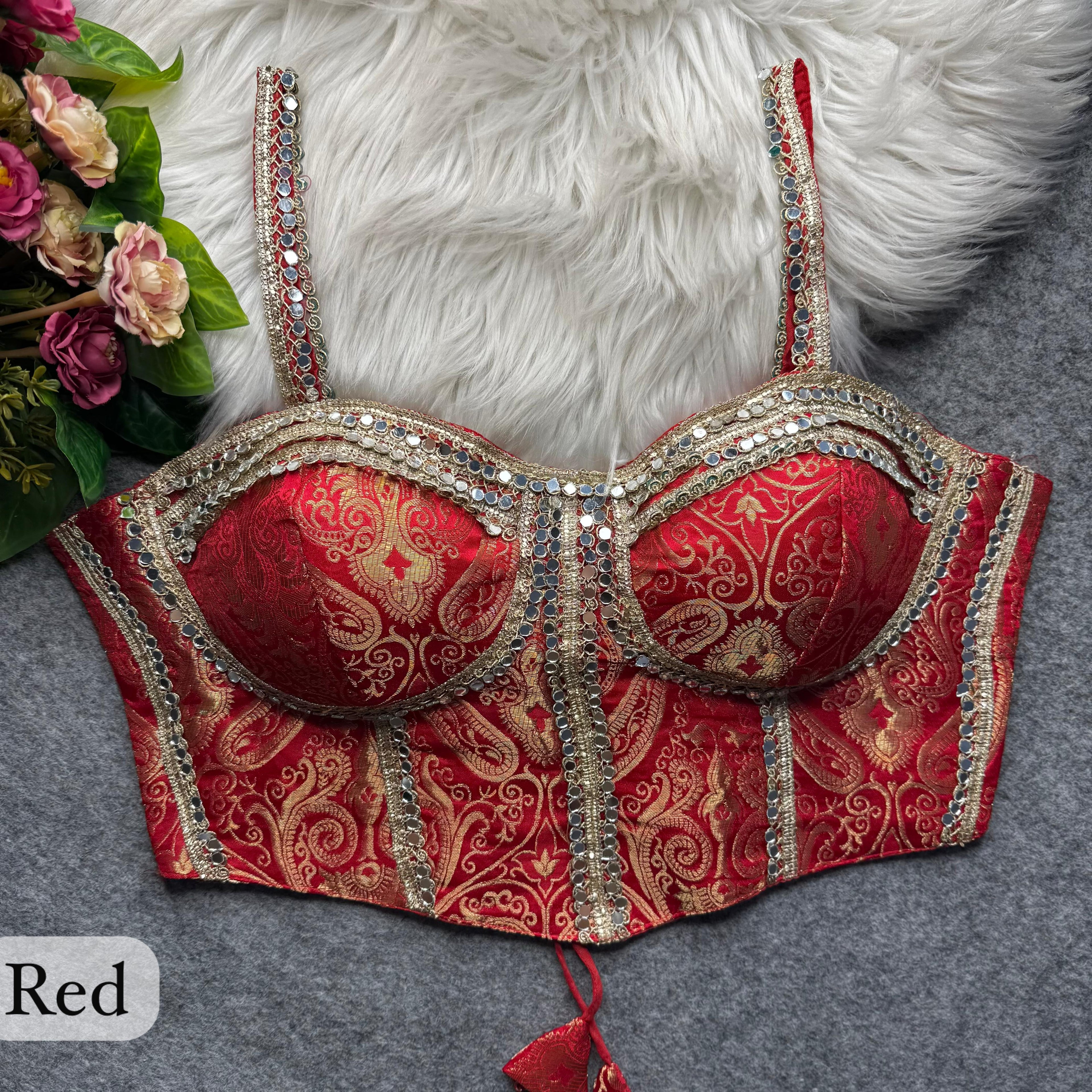 Monal - Banarasi silk Padded Blouse