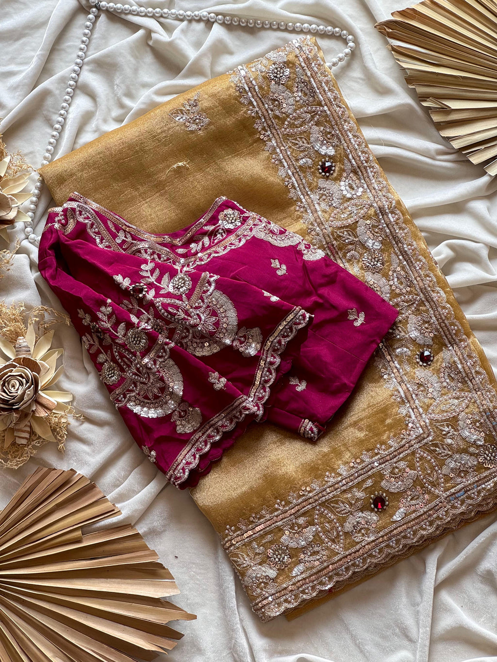 Shiny - Designer Handwork Saree