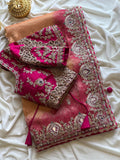 Mansivi - Designer Cocktail Handwork Saree