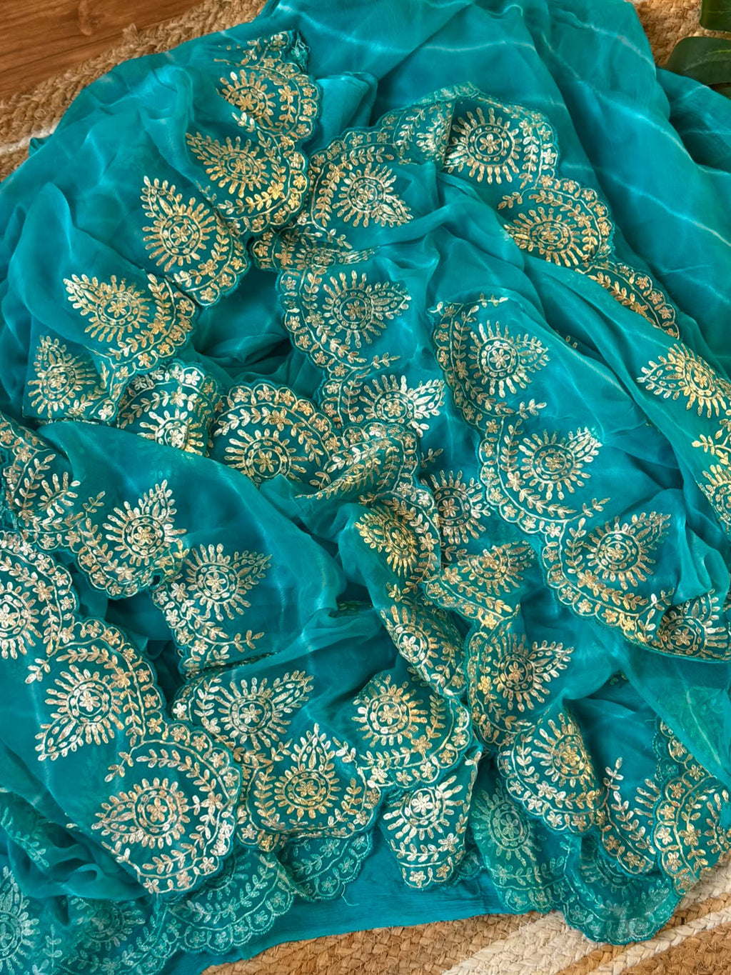 Era - Pure Chiffon Saree with Handwork